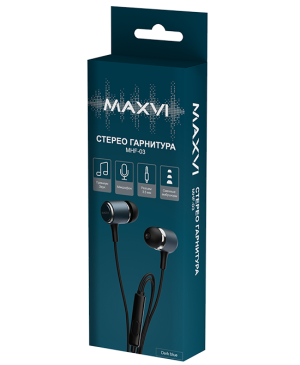 Купить Стереогарнитура Maxvi MHF-03 dark blue